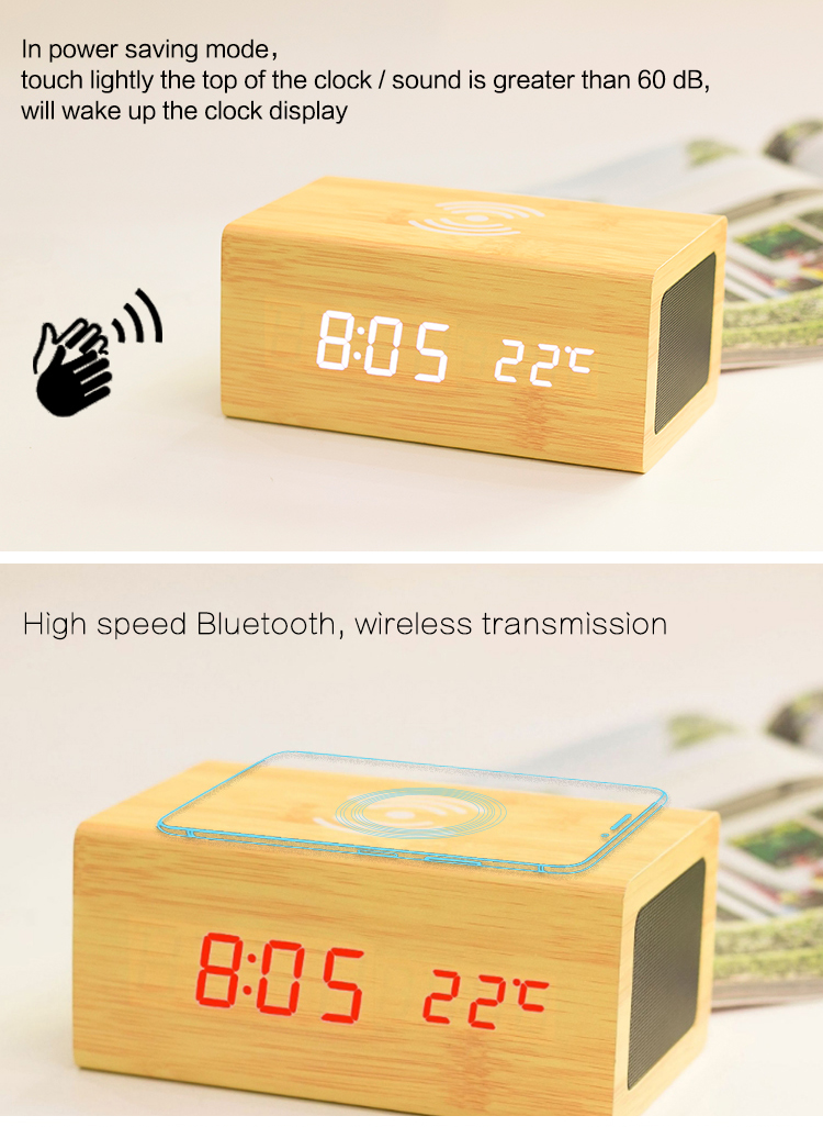 bluetooth speaker alarm clock