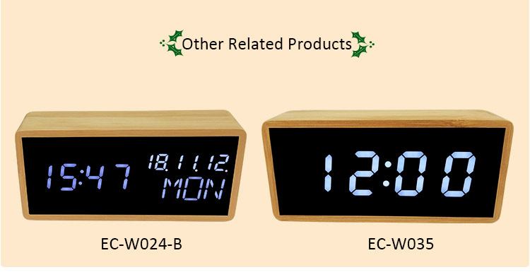 related digital LED alarm clocks