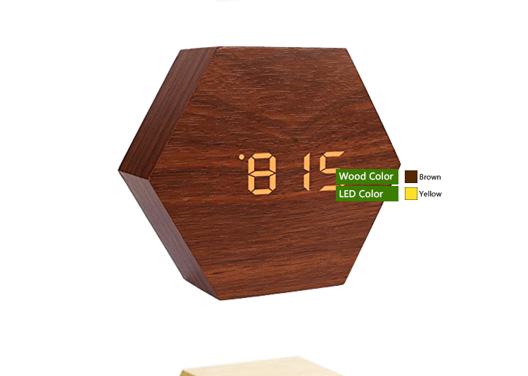 LED digital portable alarm clock