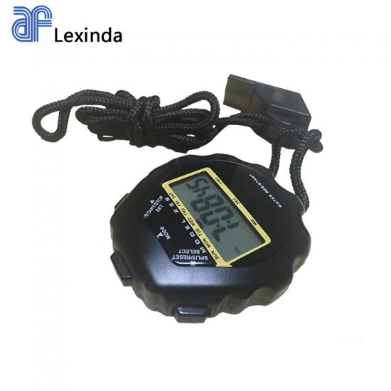 large LCD display digital stopwatch for school gym teacher with whistle