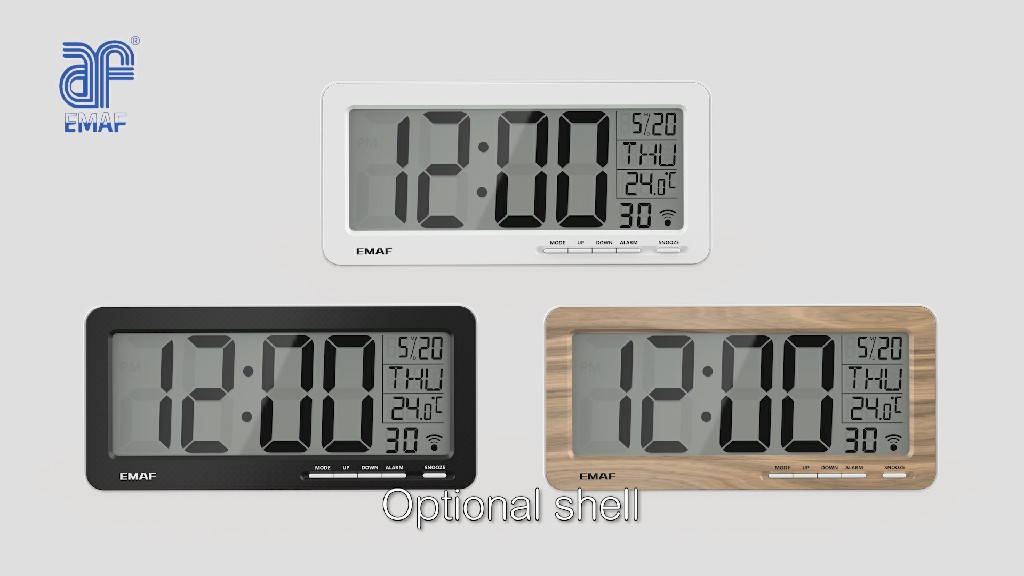 液晶デジタル時計表デスクトップアラームクロック(EM-D002)